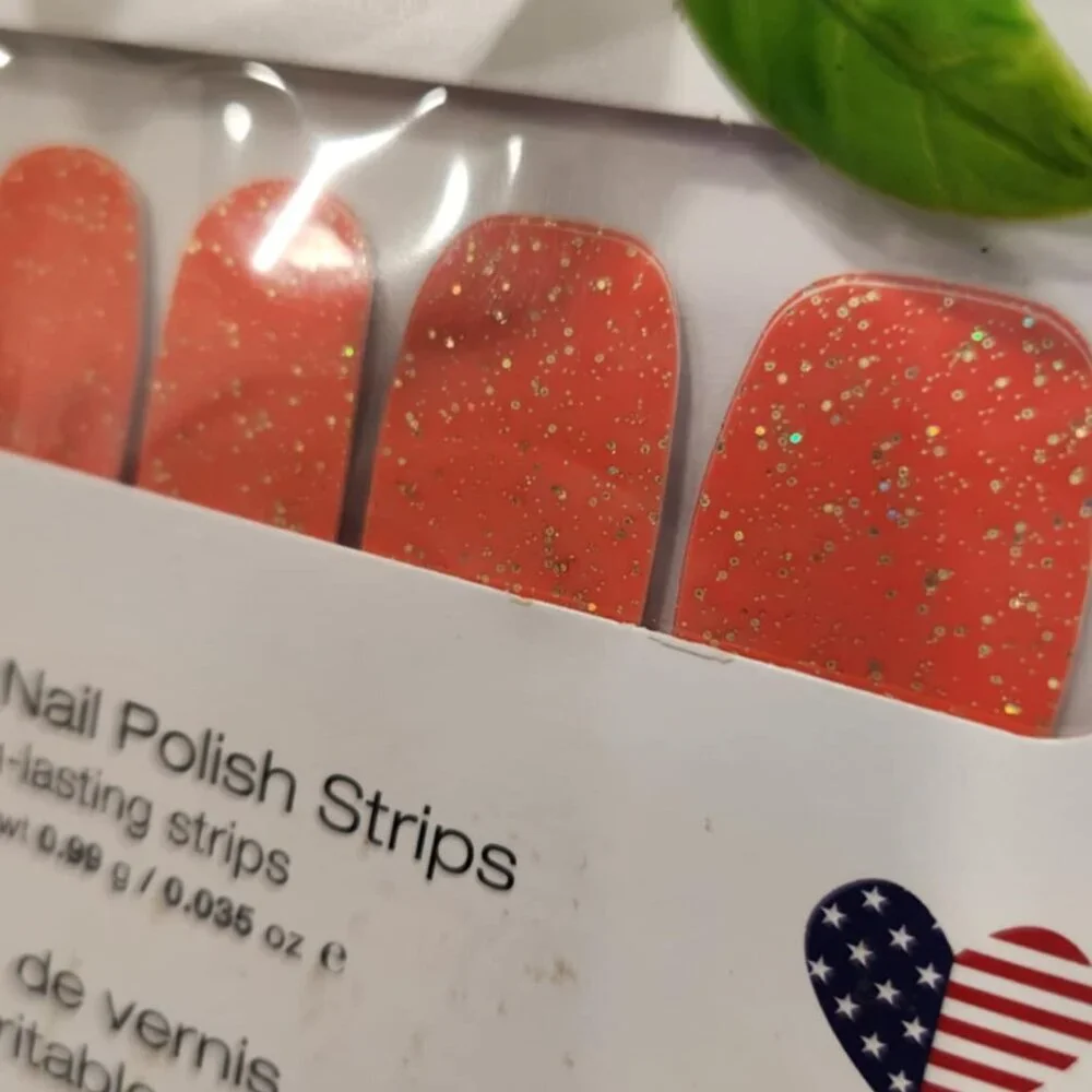 Color Street Orange Crab Press On Nail Bundle